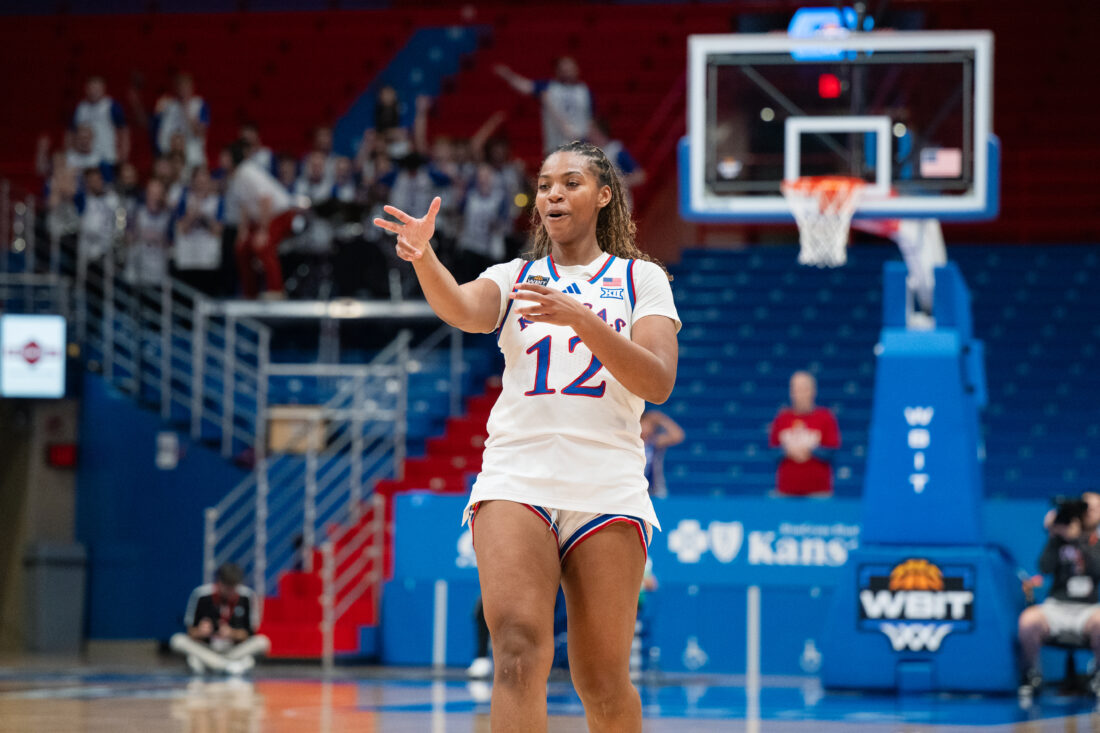 Nichols leads Kansas’ rally in fourth quarter to defeat Troy, 79-70, in WBIT opener